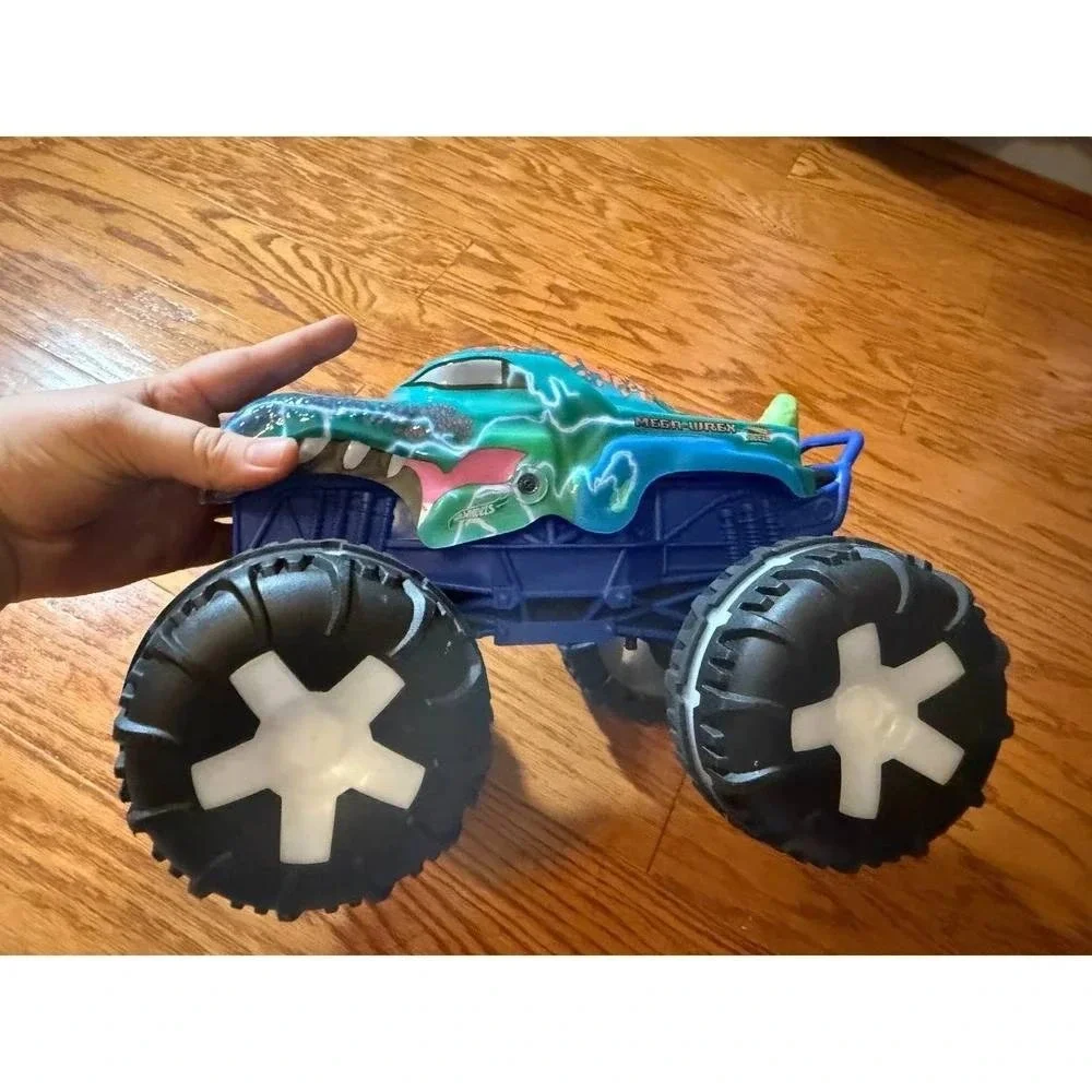 Large Bundle of Monster Jam and Diecast Truck Toys - Scooby, Megalodon and More